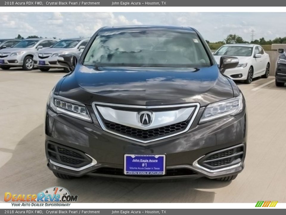 2018 Acura RDX FWD Crystal Black Pearl / Parchment Photo #2