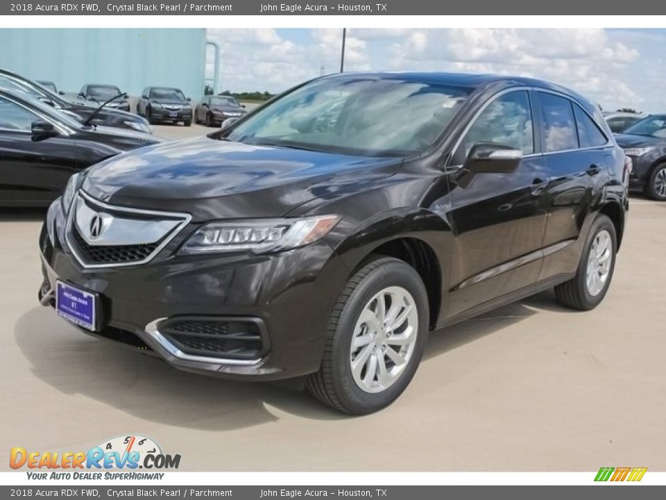 2018 Acura RDX FWD Crystal Black Pearl / Parchment Photo #3