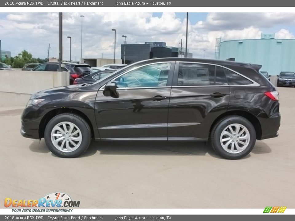 2018 Acura RDX FWD Crystal Black Pearl / Parchment Photo #4