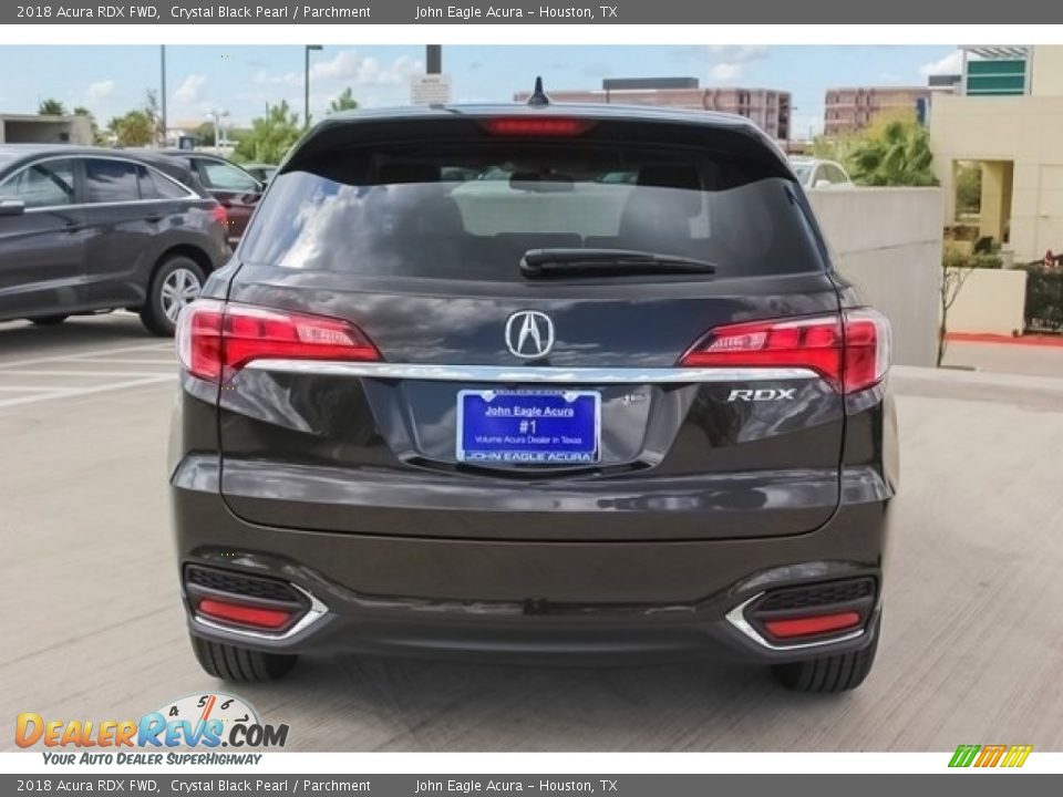2018 Acura RDX FWD Crystal Black Pearl / Parchment Photo #6