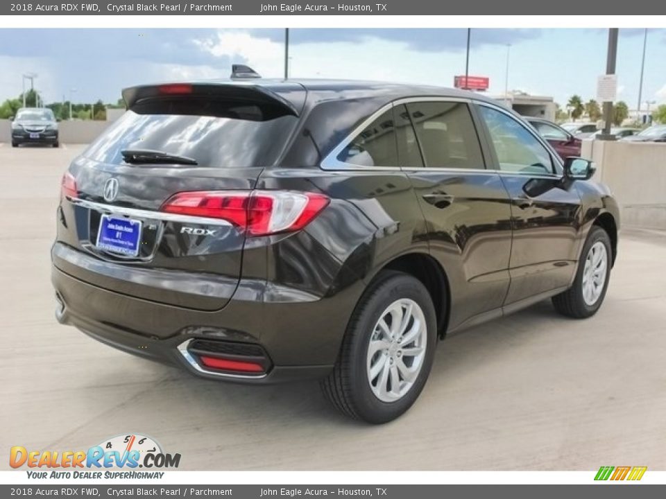 2018 Acura RDX FWD Crystal Black Pearl / Parchment Photo #7