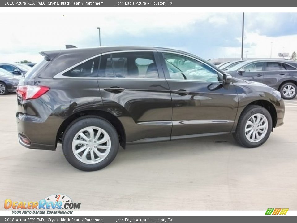 2018 Acura RDX FWD Crystal Black Pearl / Parchment Photo #8