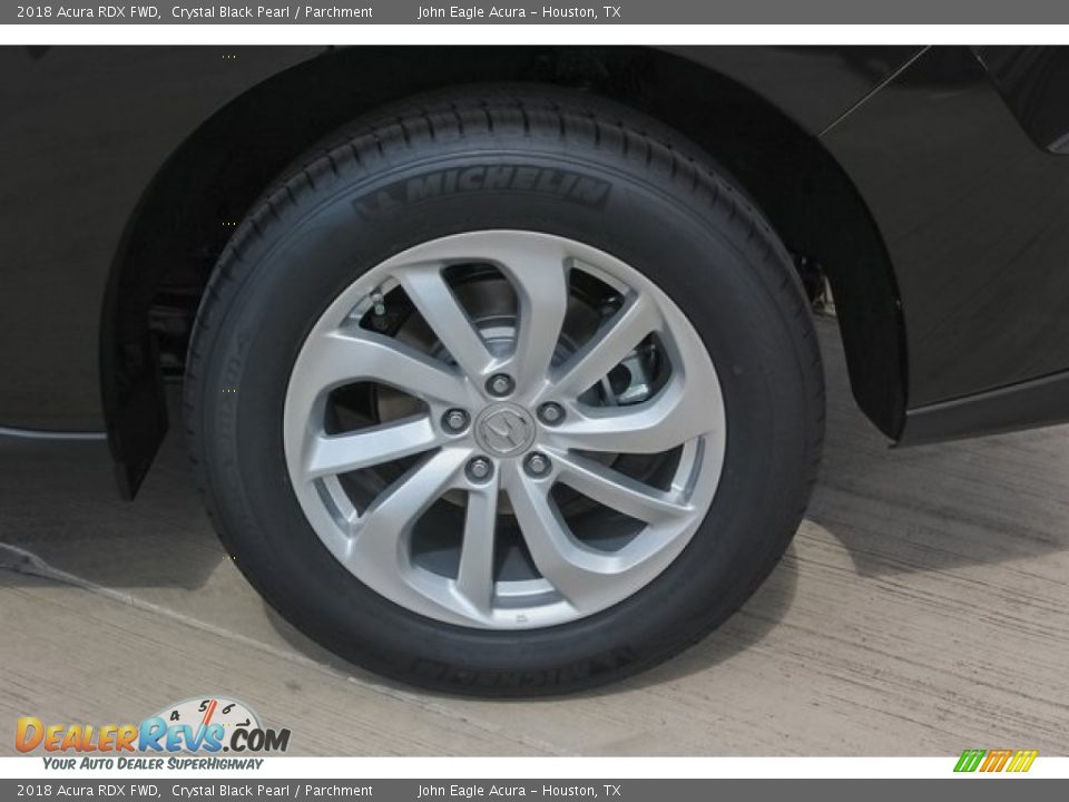 2018 Acura RDX FWD Crystal Black Pearl / Parchment Photo #11