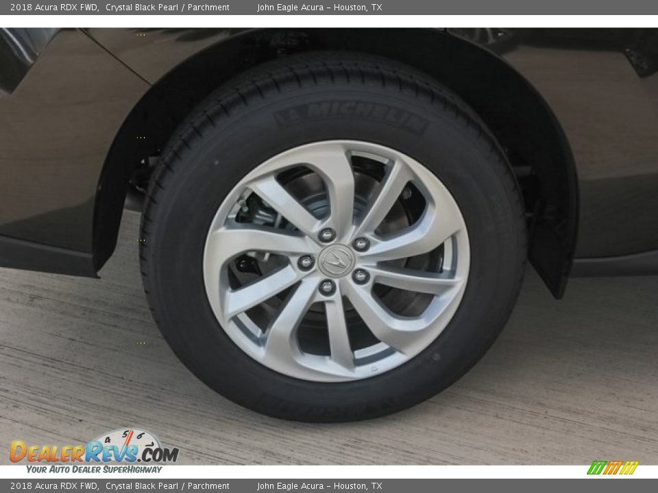 2018 Acura RDX FWD Crystal Black Pearl / Parchment Photo #12