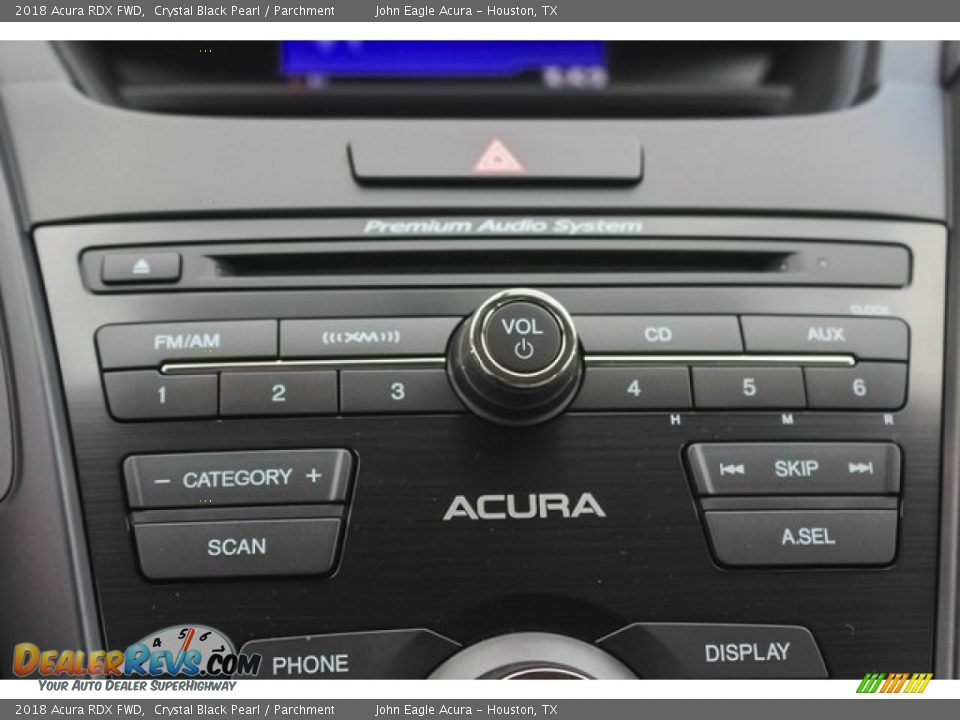 2018 Acura RDX FWD Crystal Black Pearl / Parchment Photo #31