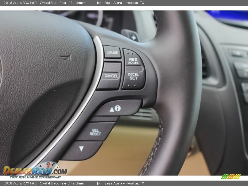 2018 Acura RDX FWD Crystal Black Pearl / Parchment Photo #36