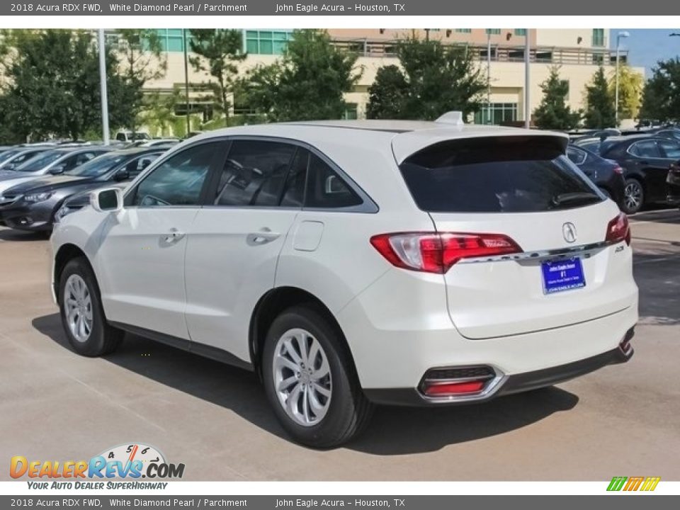 2018 Acura RDX FWD White Diamond Pearl / Parchment Photo #5