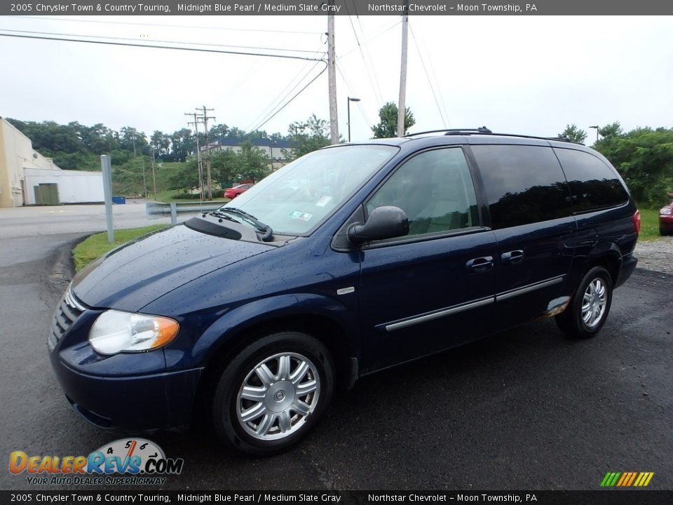 2005 Chrysler Town & Country Touring Midnight Blue Pearl / Medium Slate Gray Photo #1
