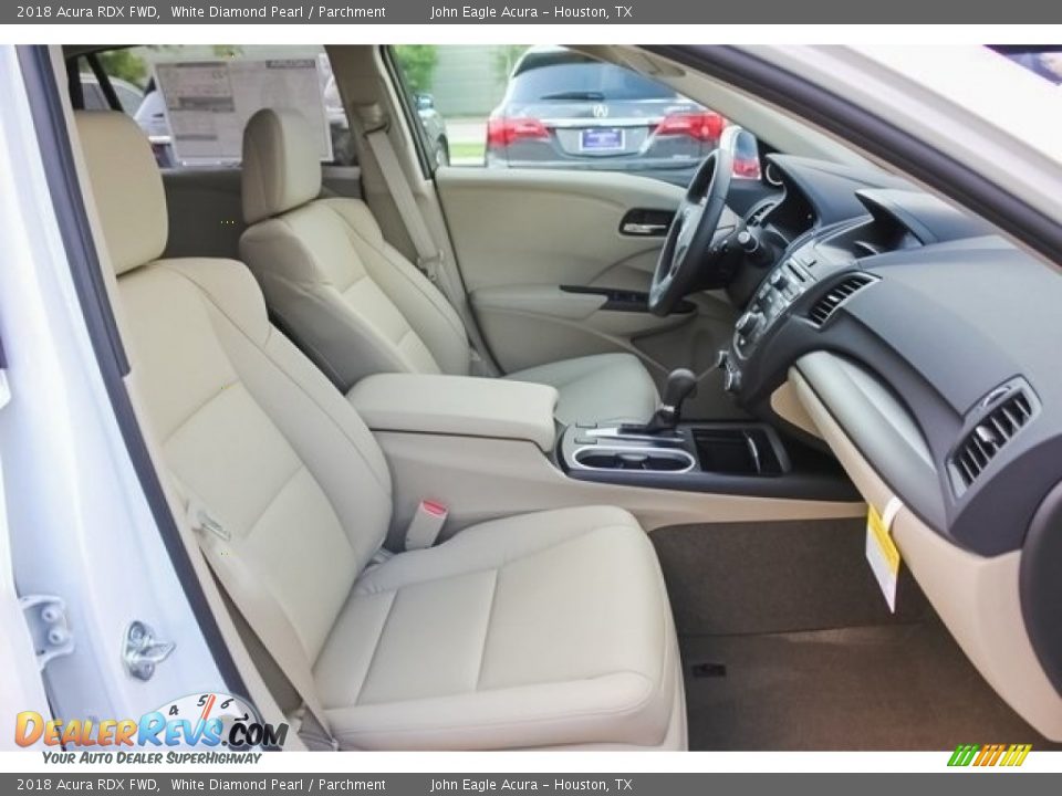 2018 Acura RDX FWD White Diamond Pearl / Parchment Photo #23