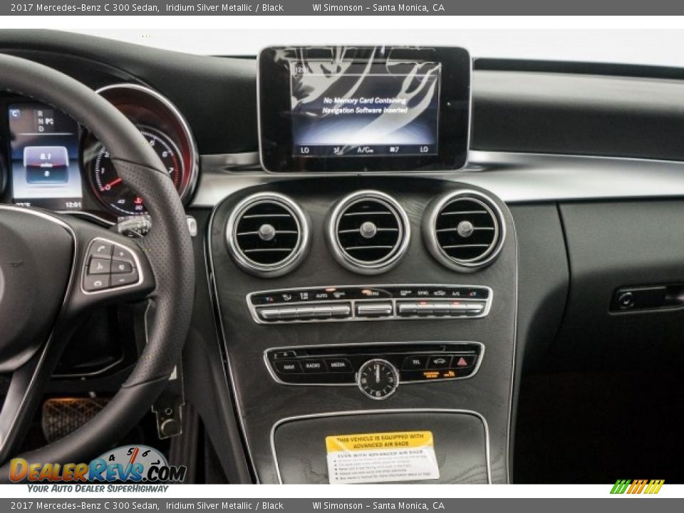 2017 Mercedes-Benz C 300 Sedan Iridium Silver Metallic / Black Photo #5