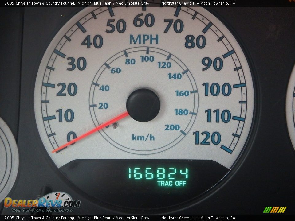 2005 Chrysler Town & Country Touring Midnight Blue Pearl / Medium Slate Gray Photo #15