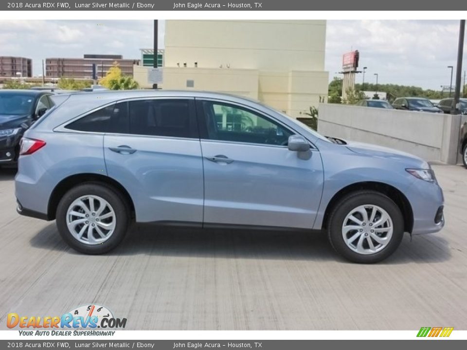 2018 Acura RDX FWD Lunar Silver Metallic / Ebony Photo #8