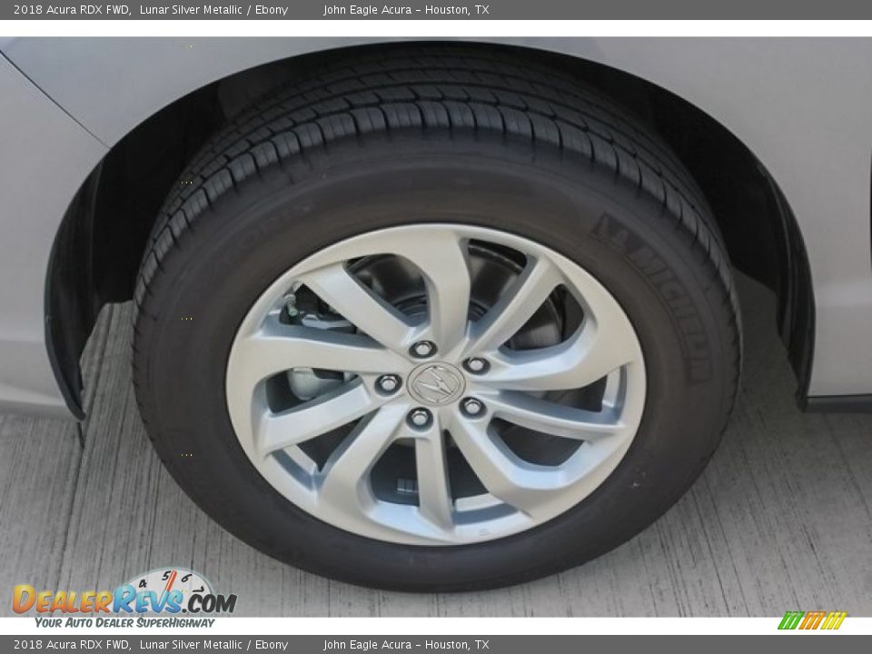 2018 Acura RDX FWD Lunar Silver Metallic / Ebony Photo #11