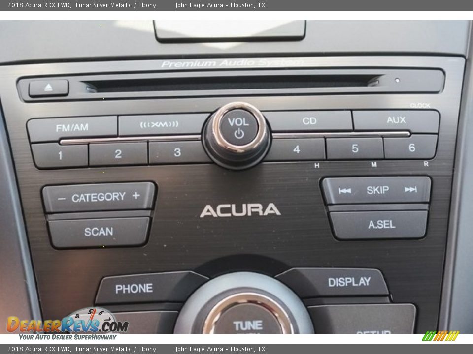 2018 Acura RDX FWD Lunar Silver Metallic / Ebony Photo #31
