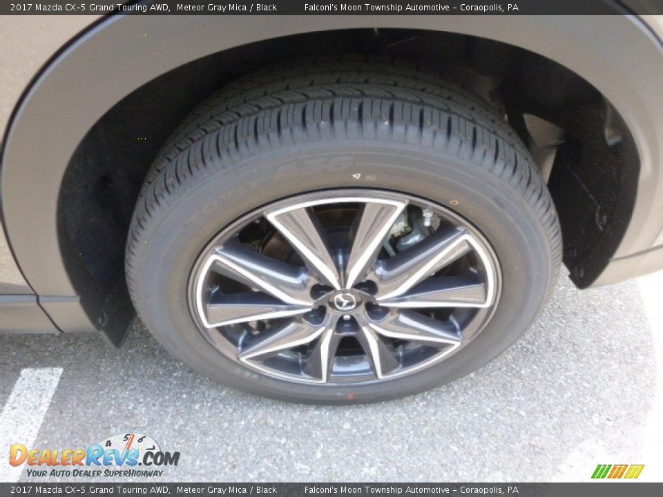 2017 Mazda CX-5 Grand Touring AWD Meteor Gray Mica / Black Photo #7