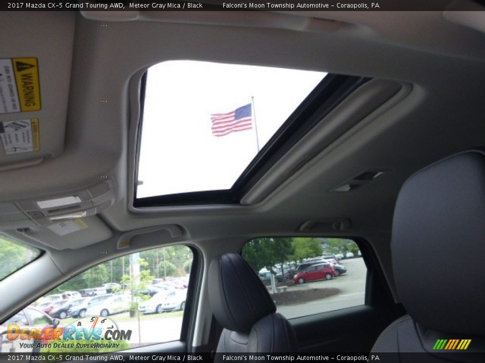 2017 Mazda CX-5 Grand Touring AWD Meteor Gray Mica / Black Photo #13