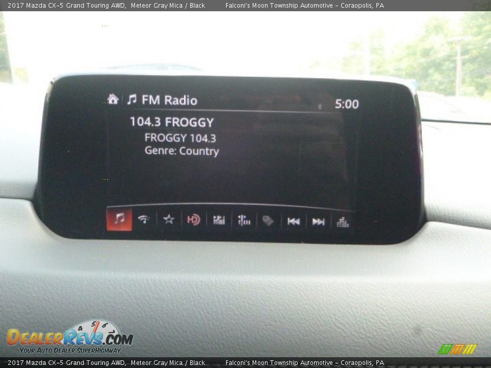 2017 Mazda CX-5 Grand Touring AWD Meteor Gray Mica / Black Photo #14