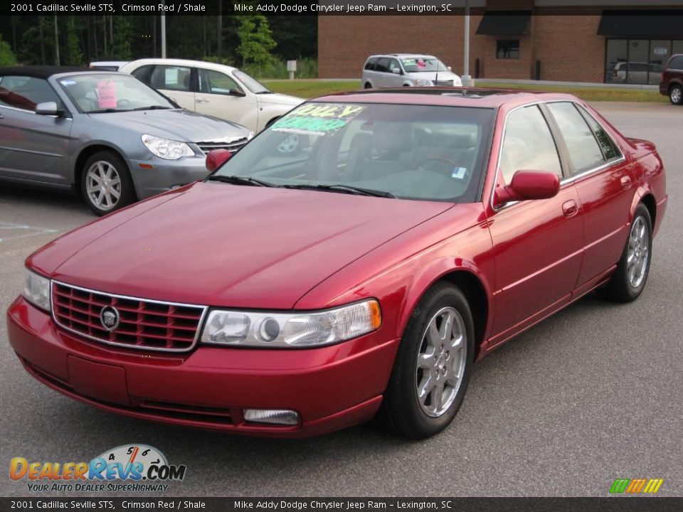 2001 Cadillac Seville STS Crimson Red / Shale Photo #1