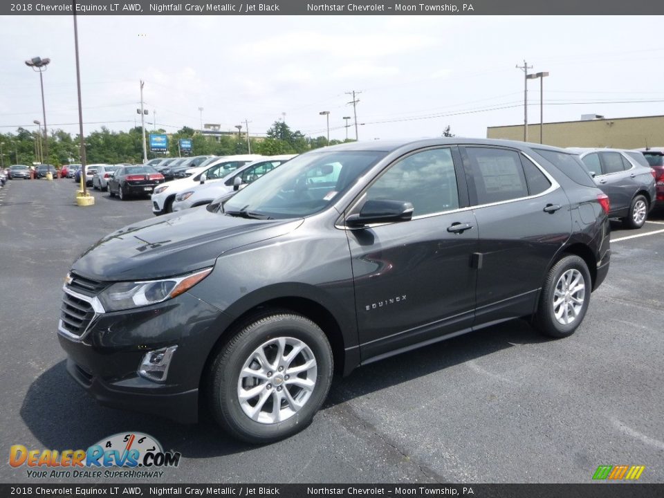 2018 Chevrolet Equinox LT AWD Nightfall Gray Metallic / Jet Black Photo #1