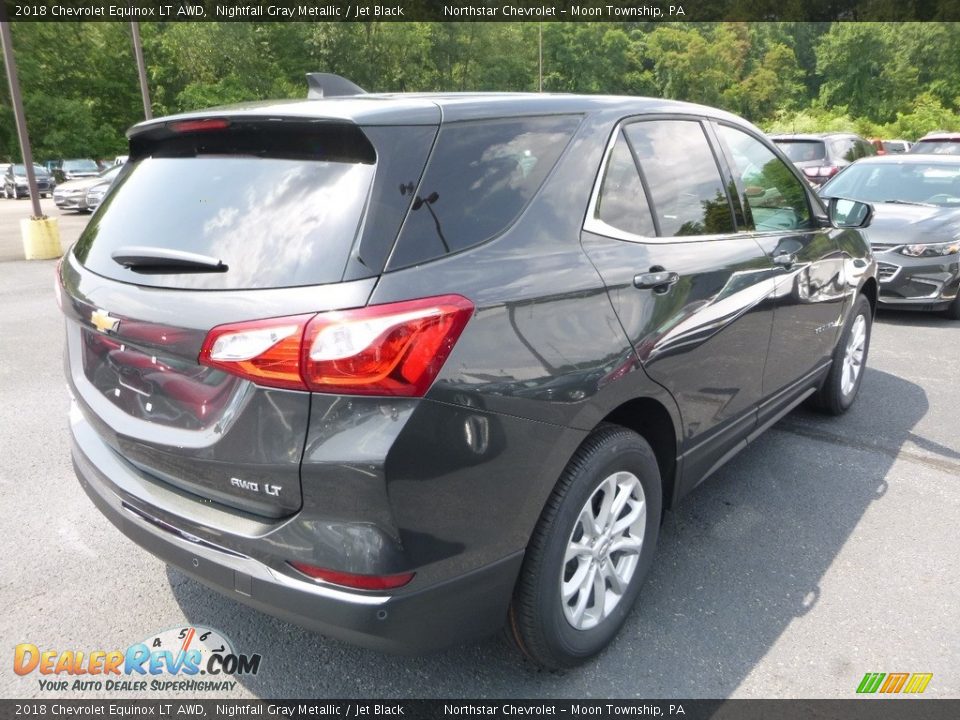 2018 Chevrolet Equinox LT AWD Nightfall Gray Metallic / Jet Black Photo #5