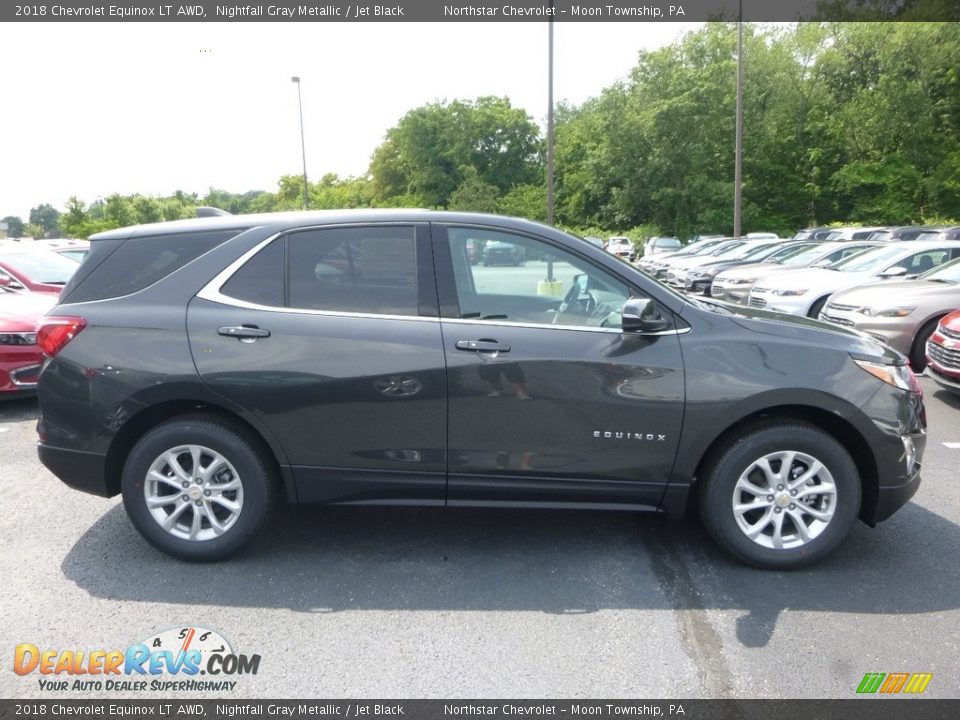 2018 Chevrolet Equinox LT AWD Nightfall Gray Metallic / Jet Black Photo #6