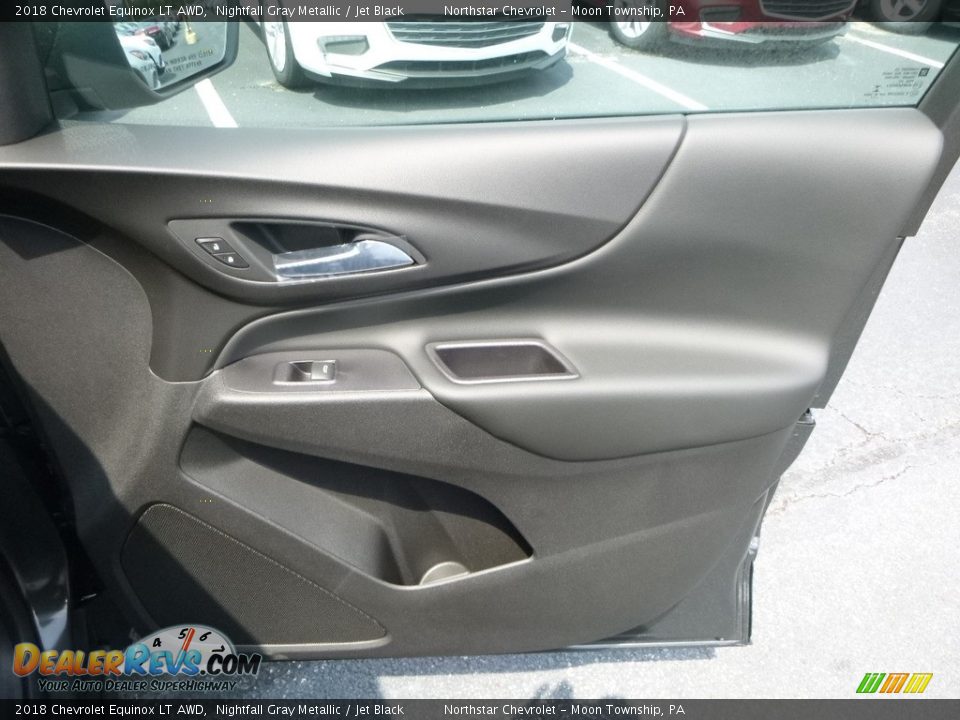 2018 Chevrolet Equinox LT AWD Nightfall Gray Metallic / Jet Black Photo #10