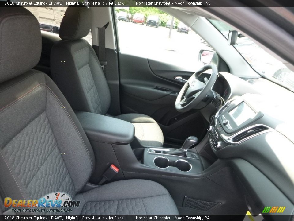 2018 Chevrolet Equinox LT AWD Nightfall Gray Metallic / Jet Black Photo #11