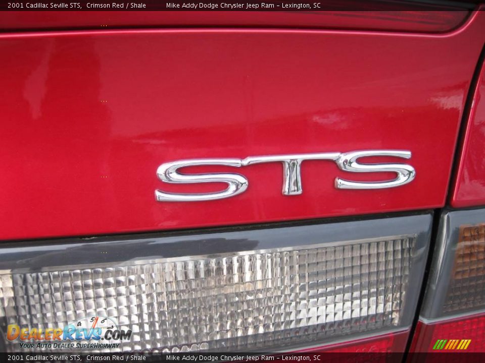 2001 Cadillac Seville STS Crimson Red / Shale Photo #20