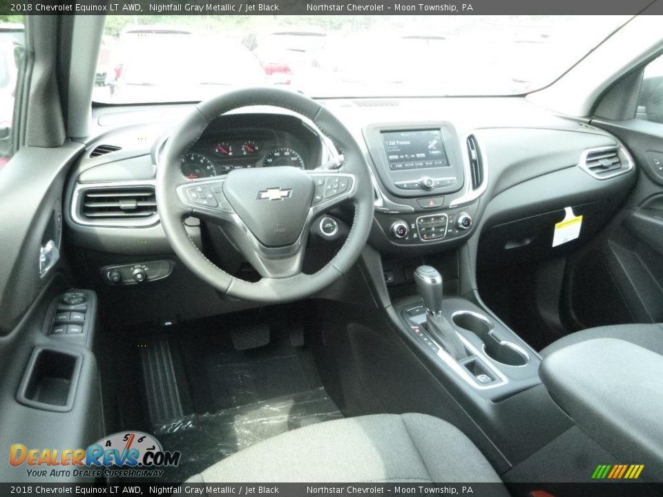 2018 Chevrolet Equinox LT AWD Nightfall Gray Metallic / Jet Black Photo #14