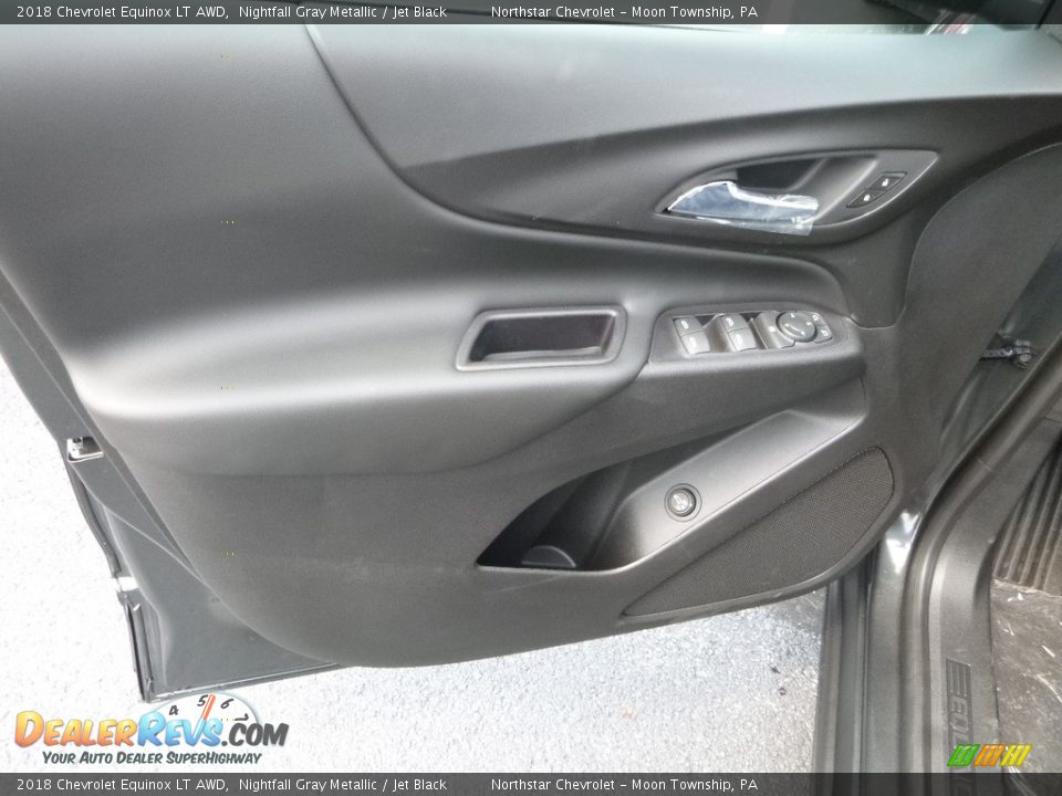 2018 Chevrolet Equinox LT AWD Nightfall Gray Metallic / Jet Black Photo #15