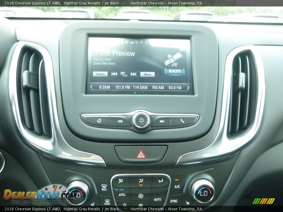 2018 Chevrolet Equinox LT AWD Nightfall Gray Metallic / Jet Black Photo #18