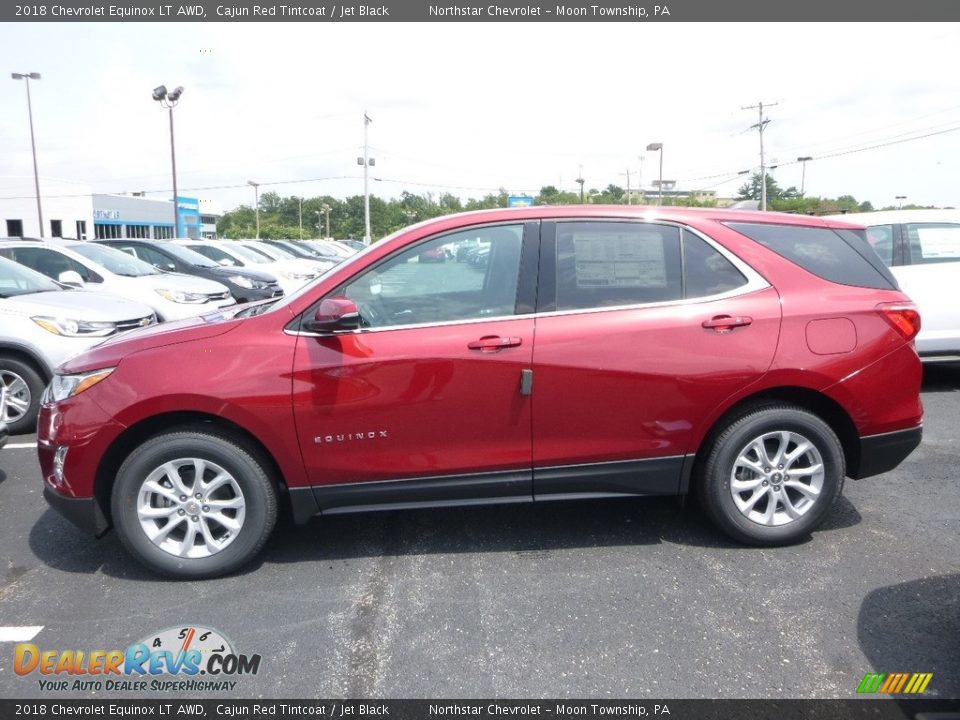 2018 Chevrolet Equinox LT AWD Cajun Red Tintcoat / Jet Black Photo #2