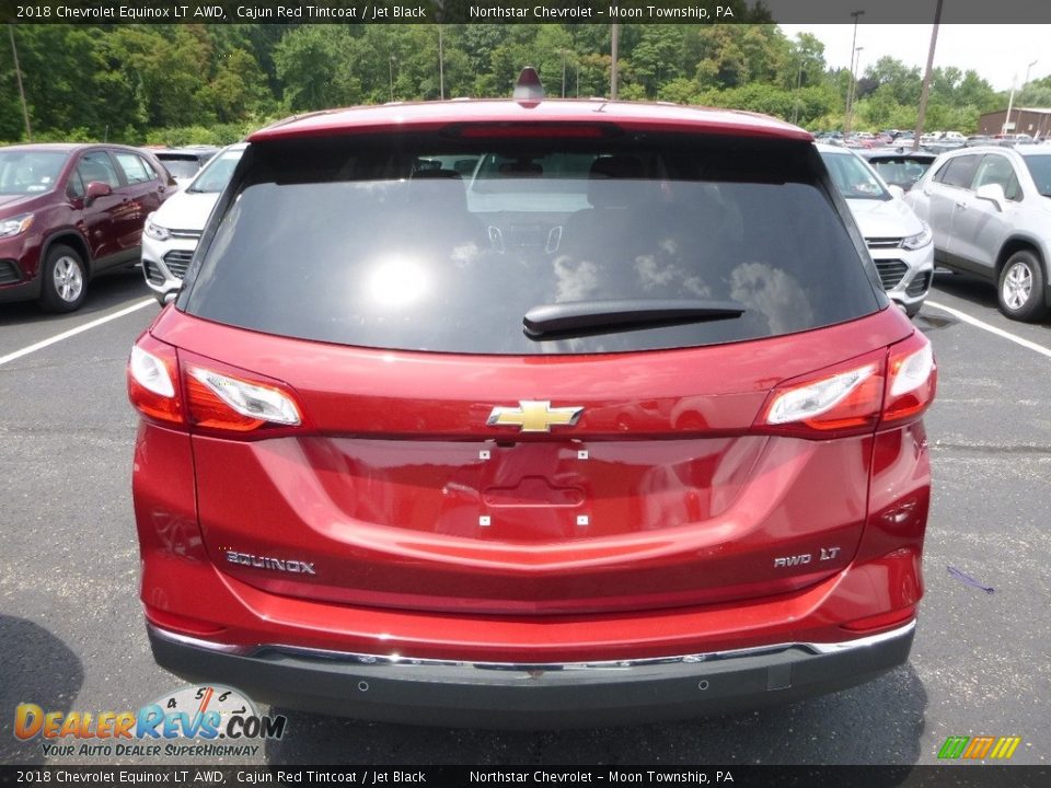 2018 Chevrolet Equinox LT AWD Cajun Red Tintcoat / Jet Black Photo #4