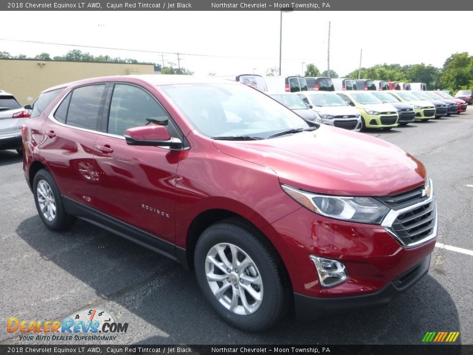 2018 Chevrolet Equinox LT AWD Cajun Red Tintcoat / Jet Black Photo #7