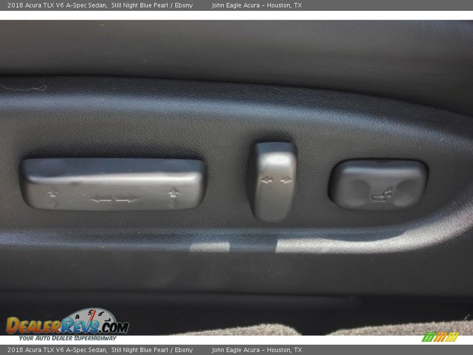 2018 Acura TLX V6 A-Spec Sedan Still Night Blue Pearl / Ebony Photo #13