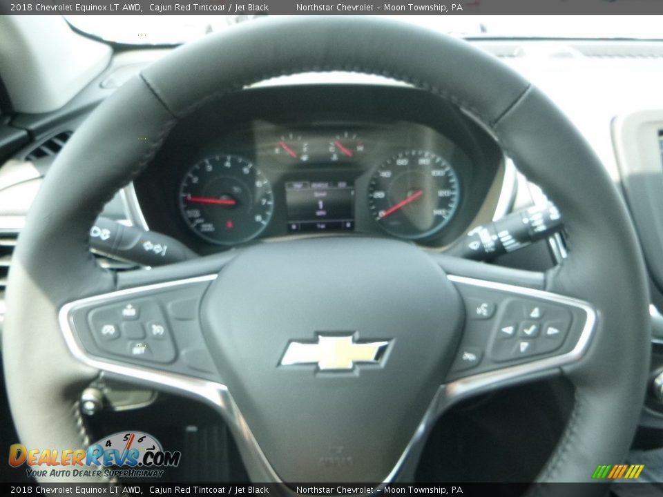 2018 Chevrolet Equinox LT AWD Cajun Red Tintcoat / Jet Black Photo #19