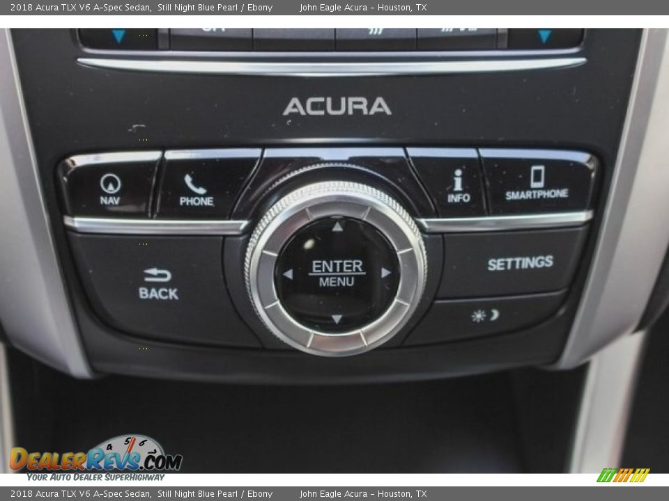 2018 Acura TLX V6 A-Spec Sedan Still Night Blue Pearl / Ebony Photo #29