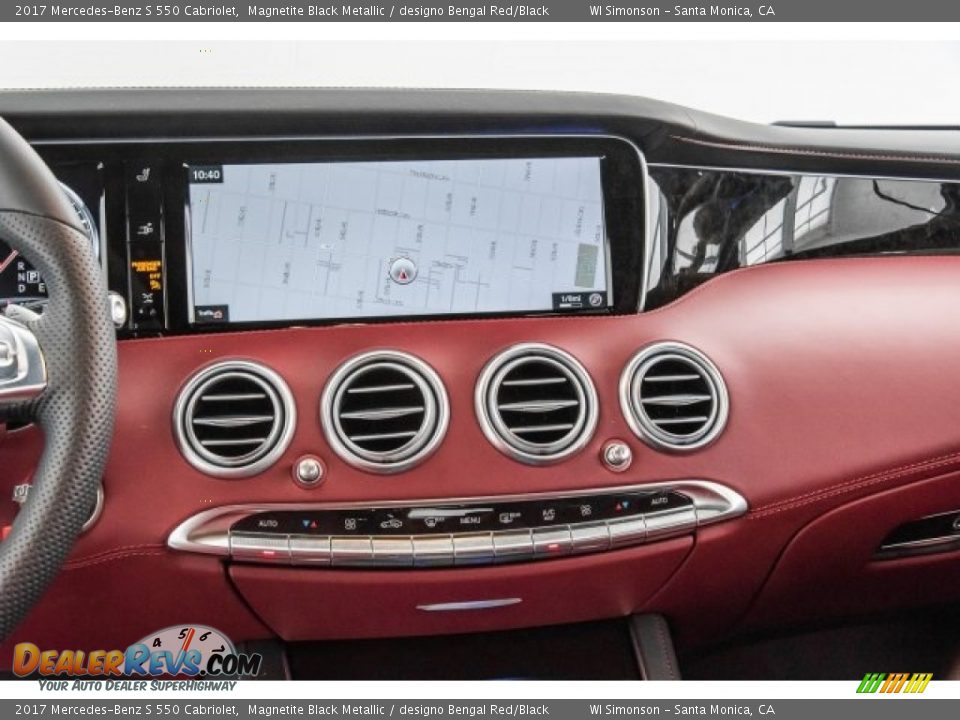 Navigation of 2017 Mercedes-Benz S 550 Cabriolet Photo #5