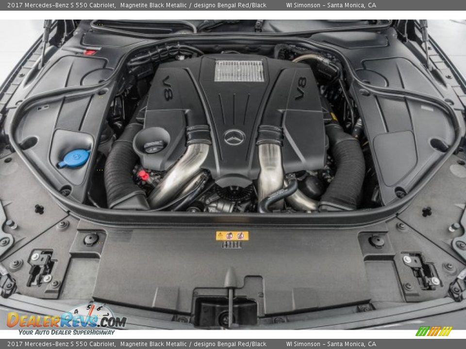 2017 Mercedes-Benz S 550 Cabriolet 4.7 Liter DI biturbo DOHC 32-Valve VVT V8 Engine Photo #8