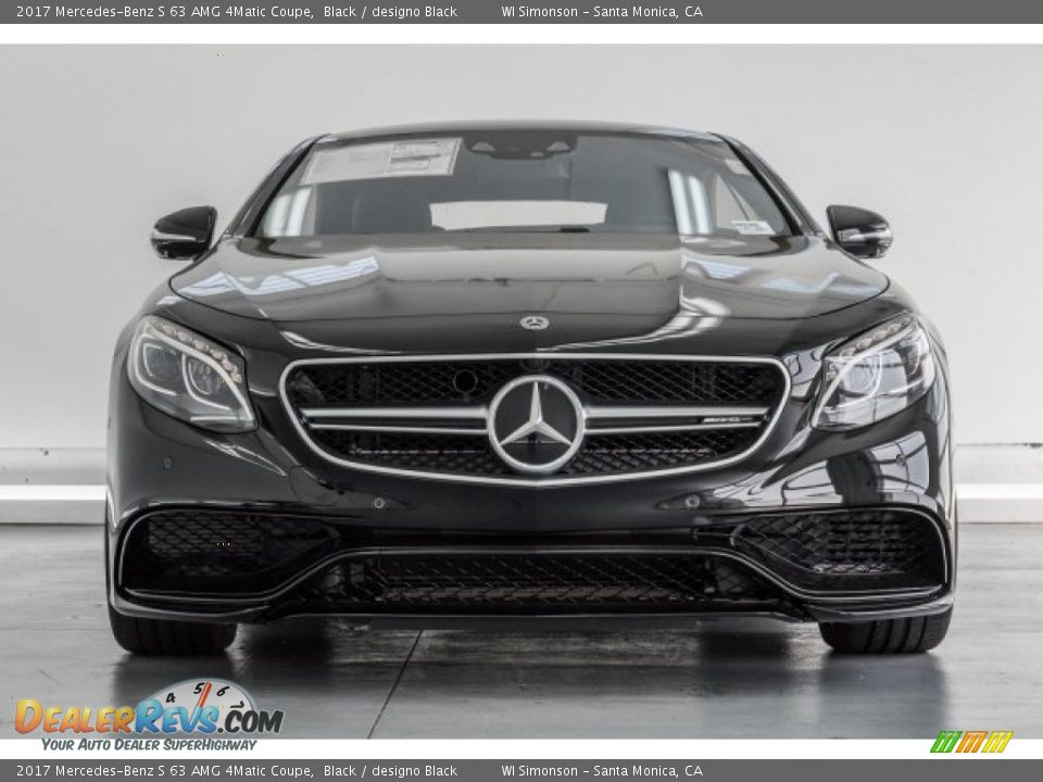 2017 Mercedes-Benz S 63 AMG 4Matic Coupe Black / designo Black Photo #2