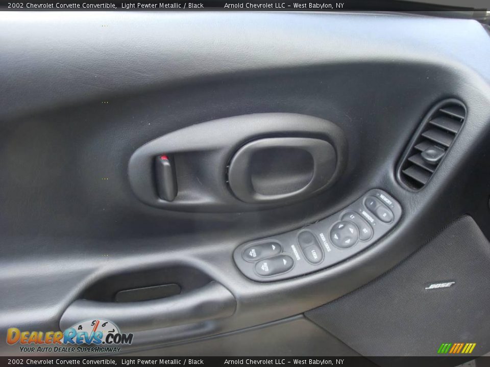 2002 Chevrolet Corvette Convertible Light Pewter Metallic / Black Photo #8