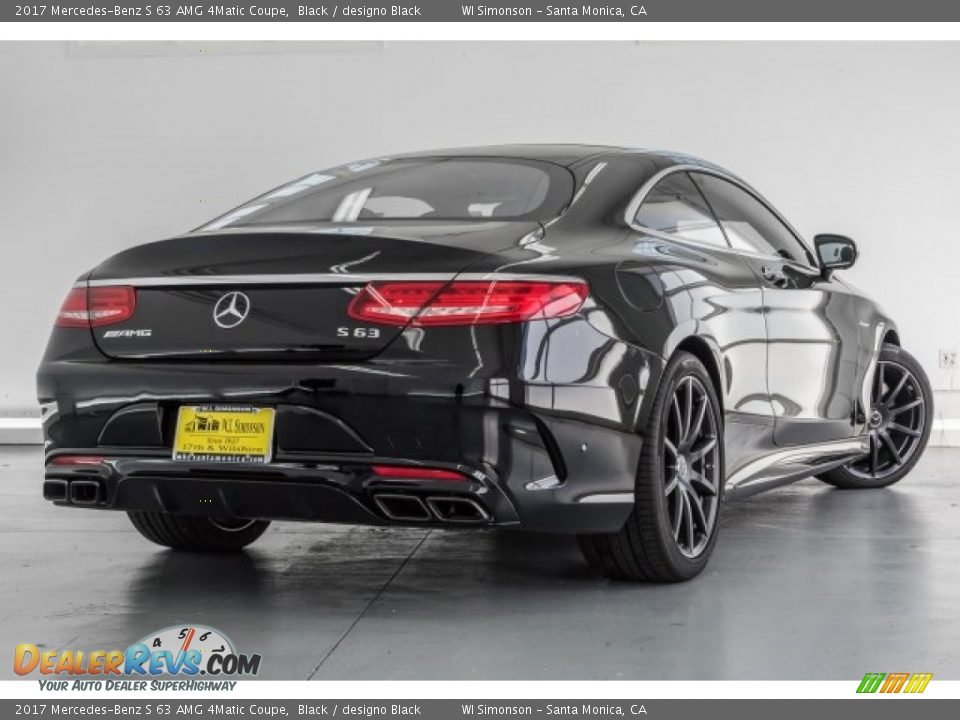 2017 Mercedes-Benz S 63 AMG 4Matic Coupe Black / designo Black Photo #16