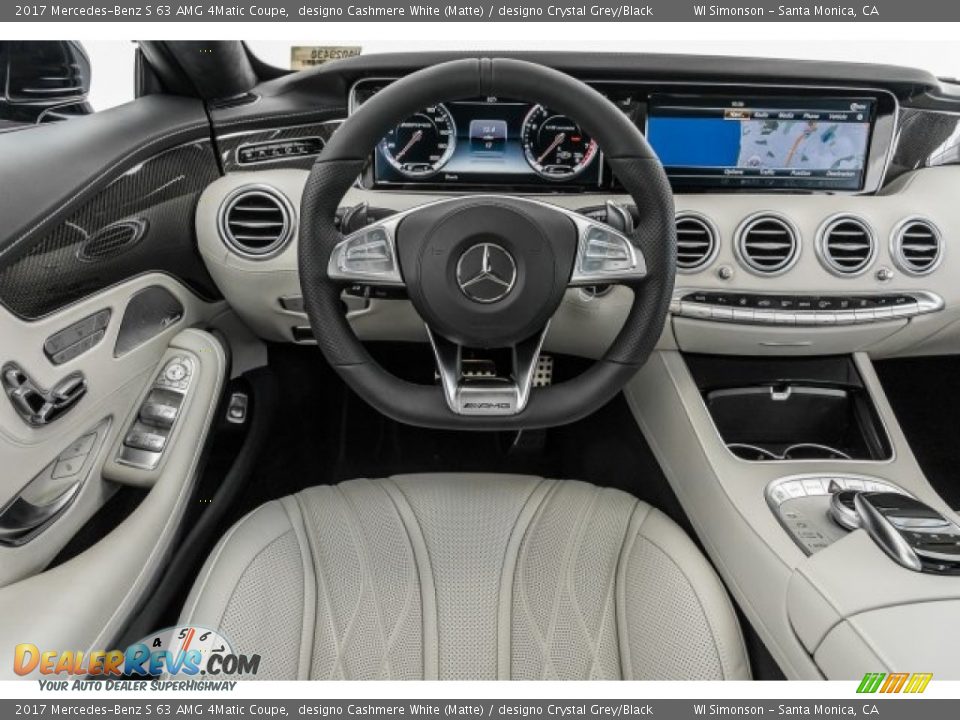 Dashboard of 2017 Mercedes-Benz S 63 AMG 4Matic Coupe Photo #4