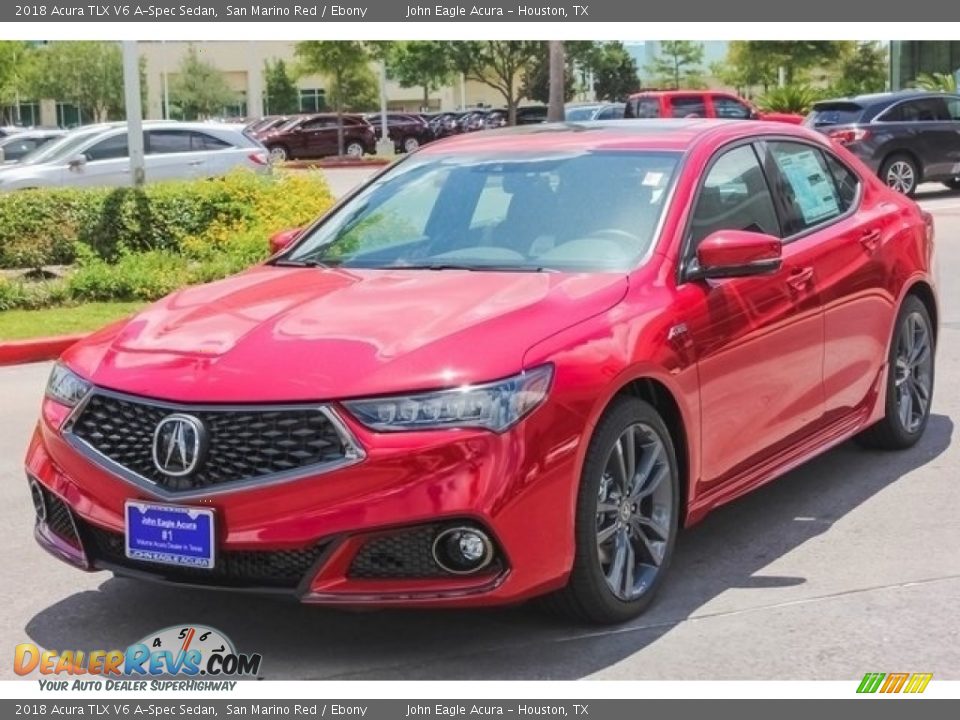 Front 3/4 View of 2018 Acura TLX V6 A-Spec Sedan Photo #3