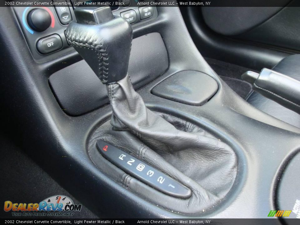 2002 Chevrolet Corvette Convertible Light Pewter Metallic / Black Photo #14