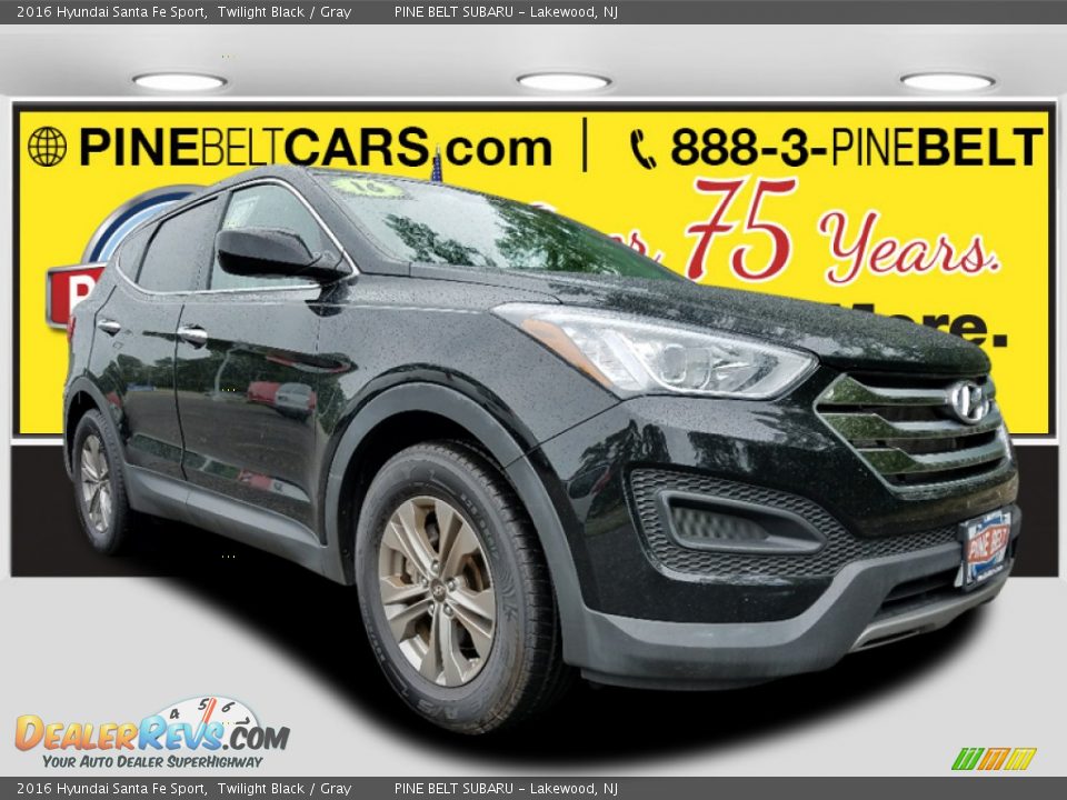 2016 Hyundai Santa Fe Sport Twilight Black / Gray Photo #1