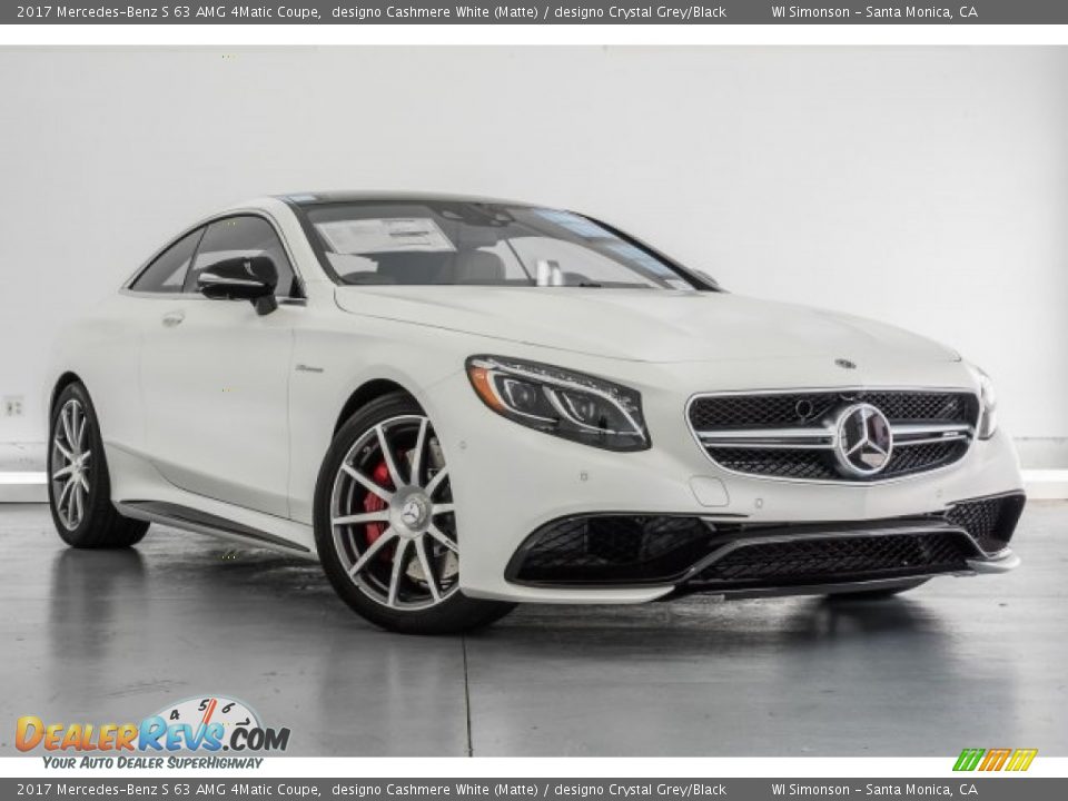 Front 3/4 View of 2017 Mercedes-Benz S 63 AMG 4Matic Coupe Photo #12