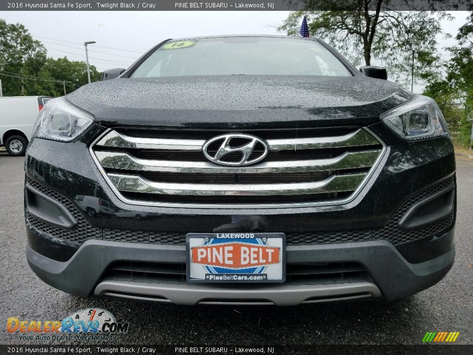 2016 Hyundai Santa Fe Sport Twilight Black / Gray Photo #2