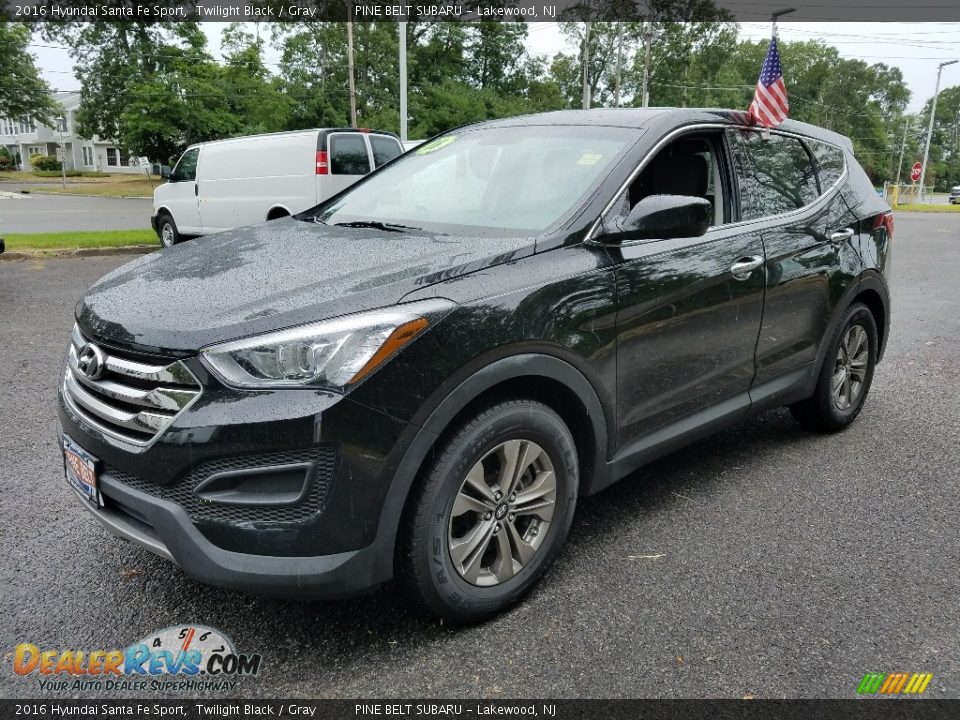 2016 Hyundai Santa Fe Sport Twilight Black / Gray Photo #3