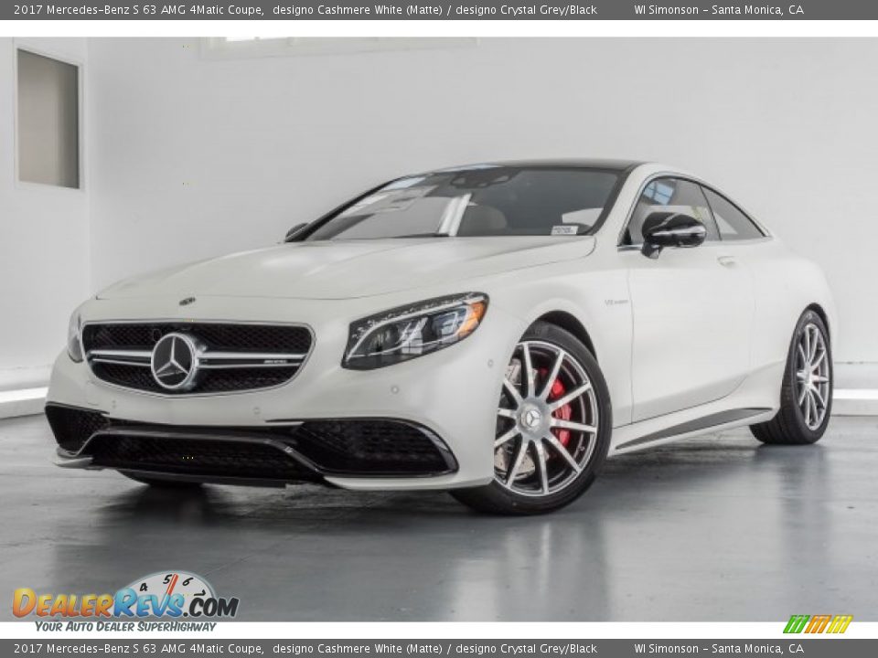 designo Cashmere White (Matte) 2017 Mercedes-Benz S 63 AMG 4Matic Coupe Photo #15